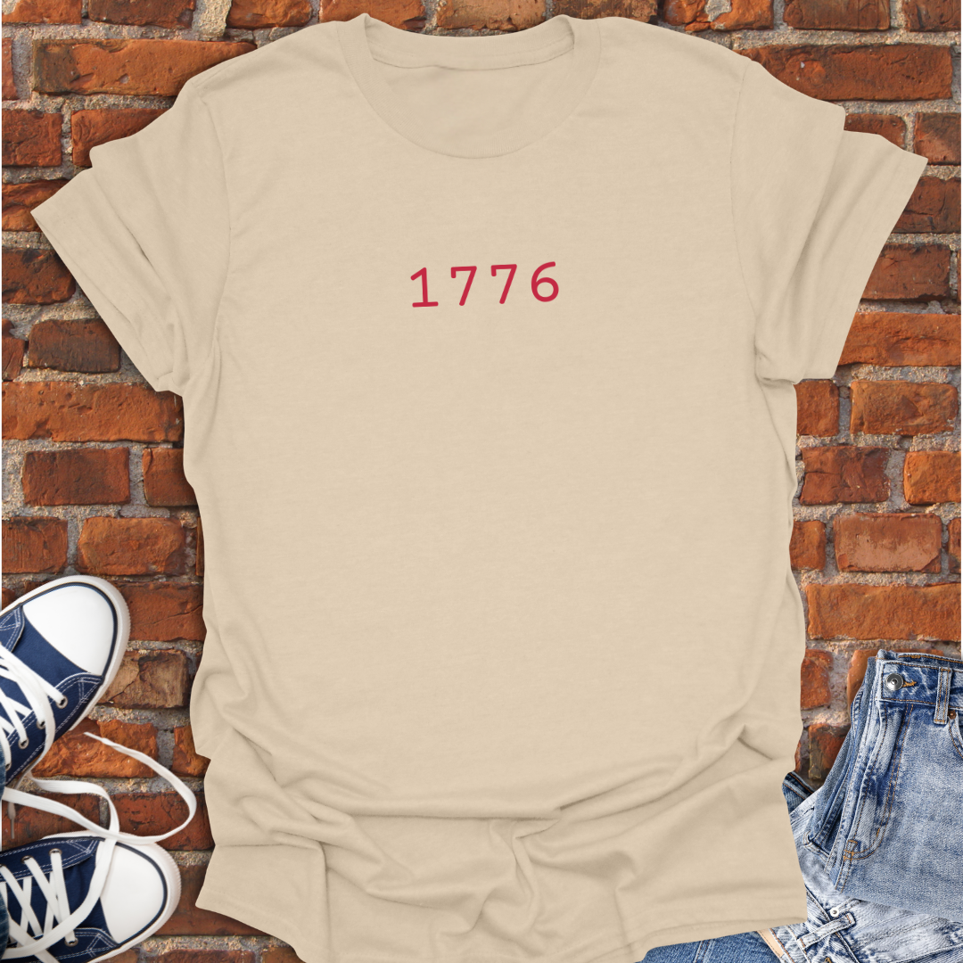 1776 Independence Day Celebration minimalist style Softstyle T-Shirt size XS to 5XL