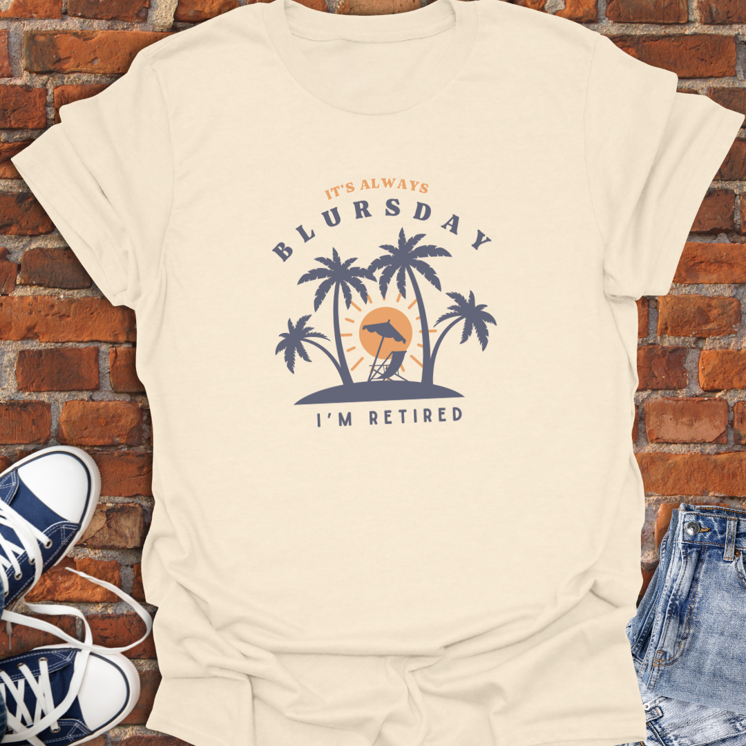 Blursday Softstyle T-Shirt size XS to 5XL