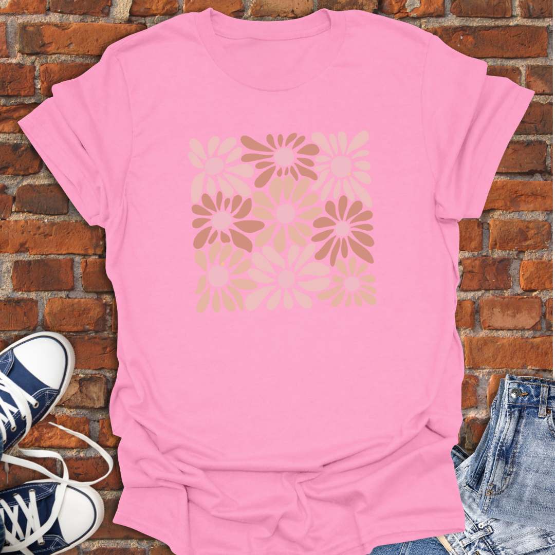 Flowers -boho Softstyle T-Shirt size XS to 5XL