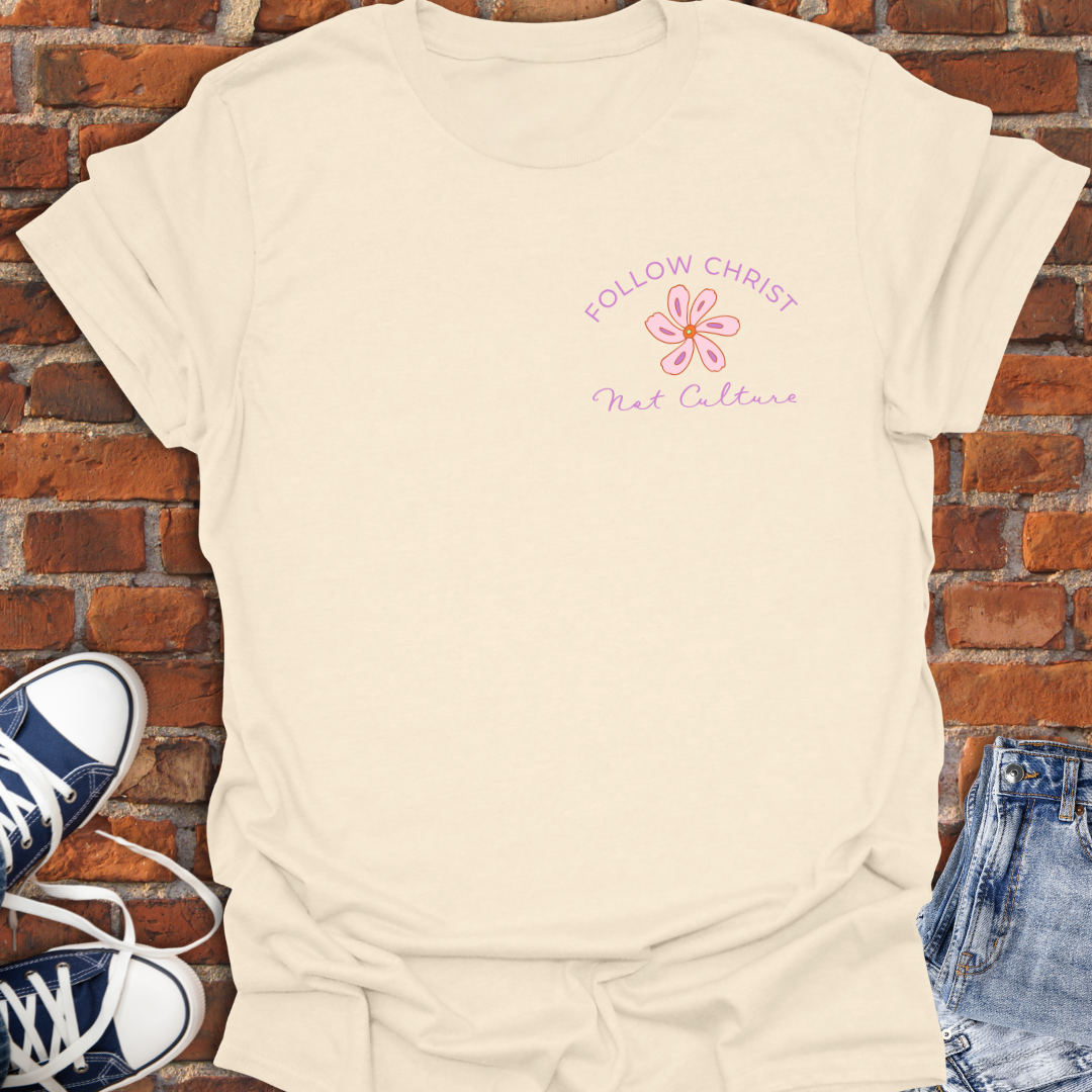 Follow Christ Not Culture Faith T-Shirt size XS to 5XL