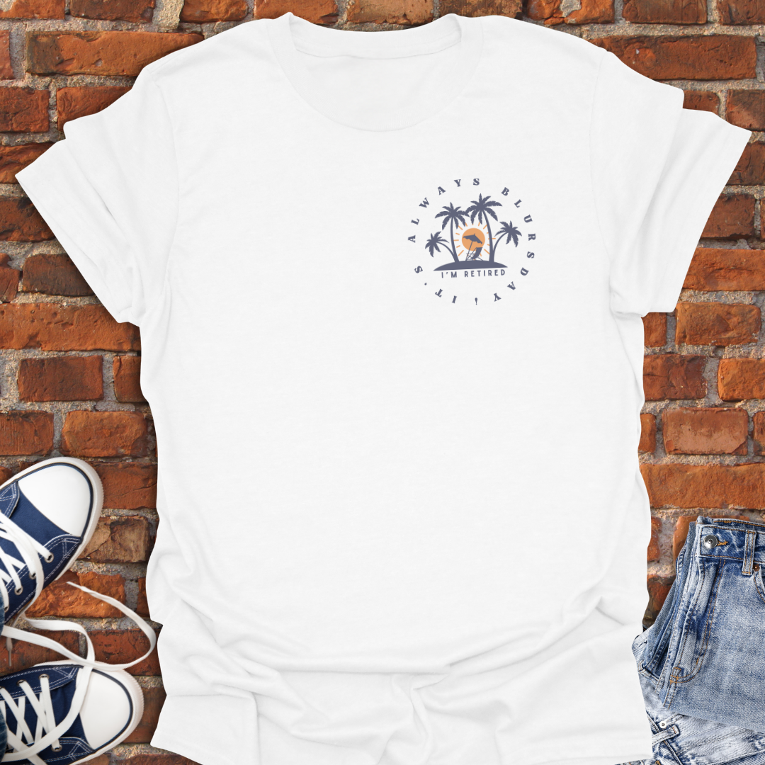 It's Always Blursday pocket style Softstyle T-Shirt size XS to 5XL