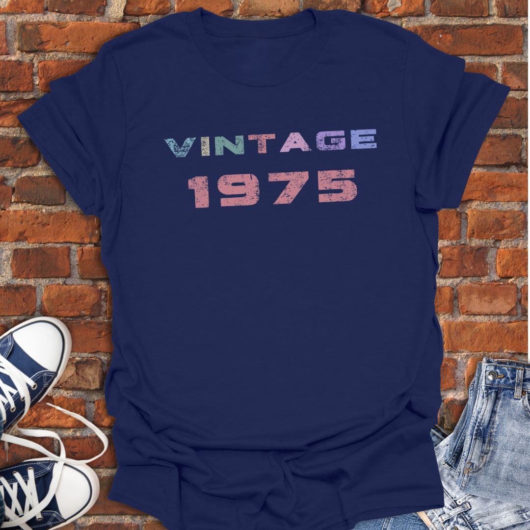 Vintage 1975 grunge Softstyle T-Shirt size XS to 5XL
