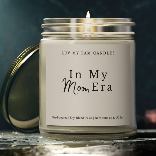 In My Mom Era – Gift Candle for New or Seasoned Moms | 9oz Coconut Apricot Wax