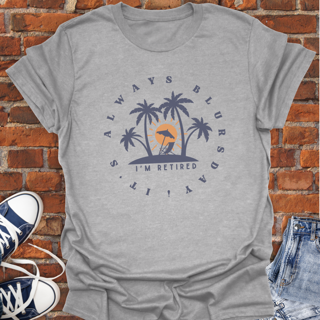 It's Always Blursday Softstyle T-Shirt size XS to 5XL