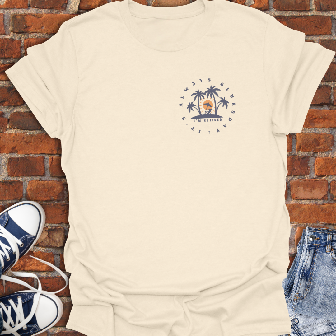 It's Always Blursday pocket style Softstyle T-Shirt size XS to 5XL