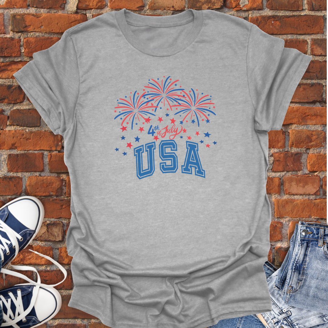 USA 4th of July Celebration Softstyle T-Shirt size XS to 5XL