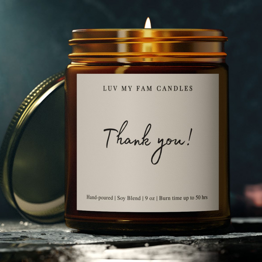 Thank You! – Appreciation Gift Candle | 9oz Coconut Apricot Wax