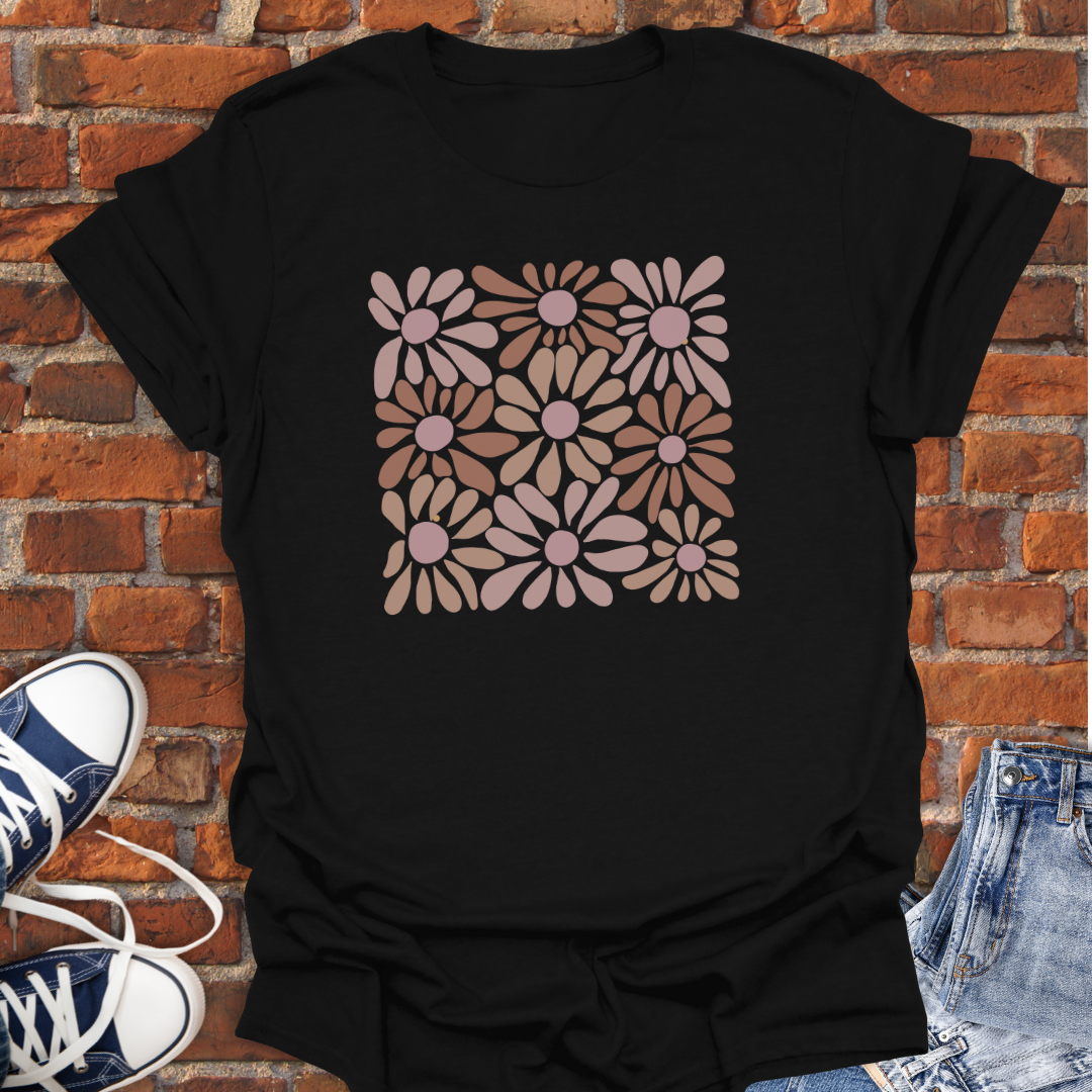 Flowers -boho Softstyle T-Shirt size XS to 5XL