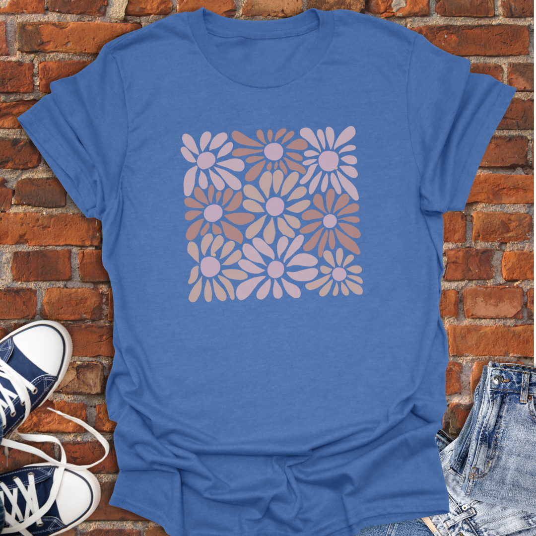 Flowers -boho Softstyle T-Shirt size XS to 5XL