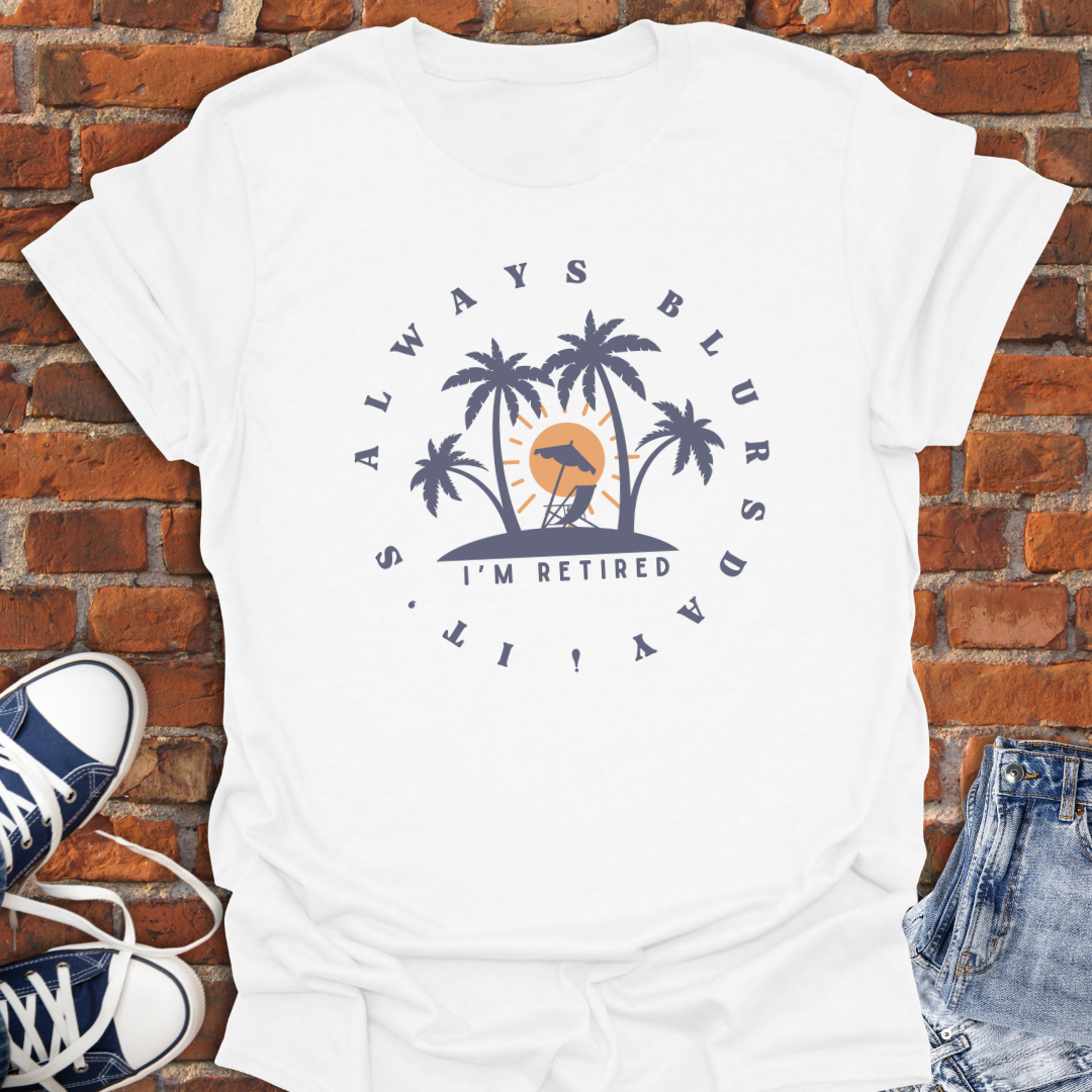 It's Always Blursday Softstyle T-Shirt size XS to 5XL