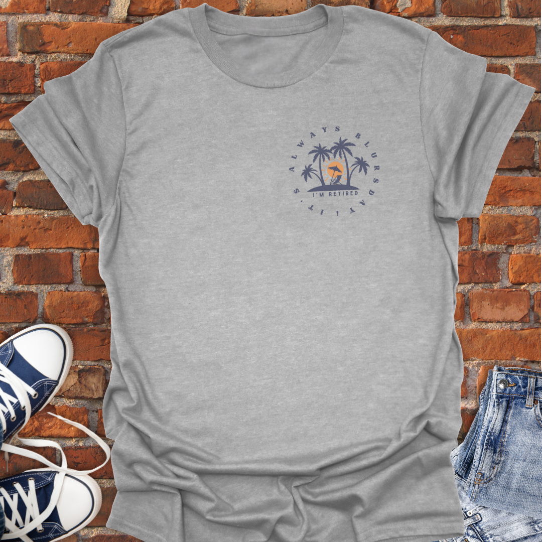 It's Always Blursday pocket style Softstyle T-Shirt size XS to 5XL