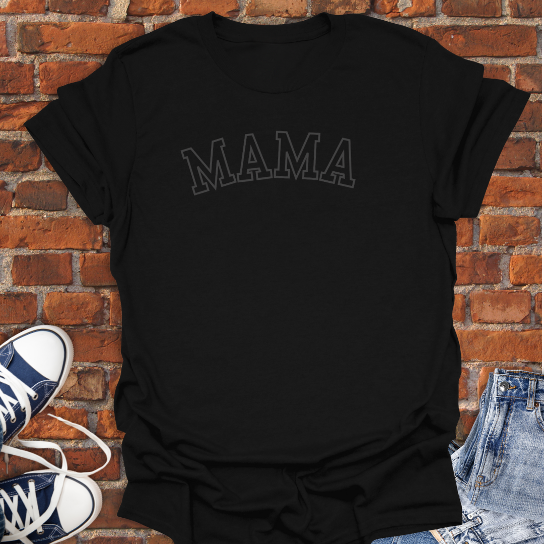 MAMA Varsity -monochromatic Softstyle T-Shirt size XS to 5XL