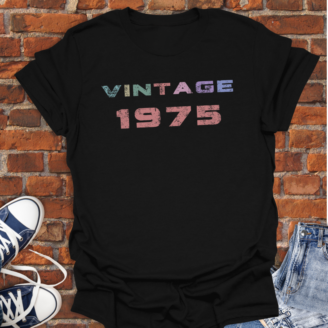 Vintage 1975 grunge Softstyle T-Shirt size XS to 5XL
