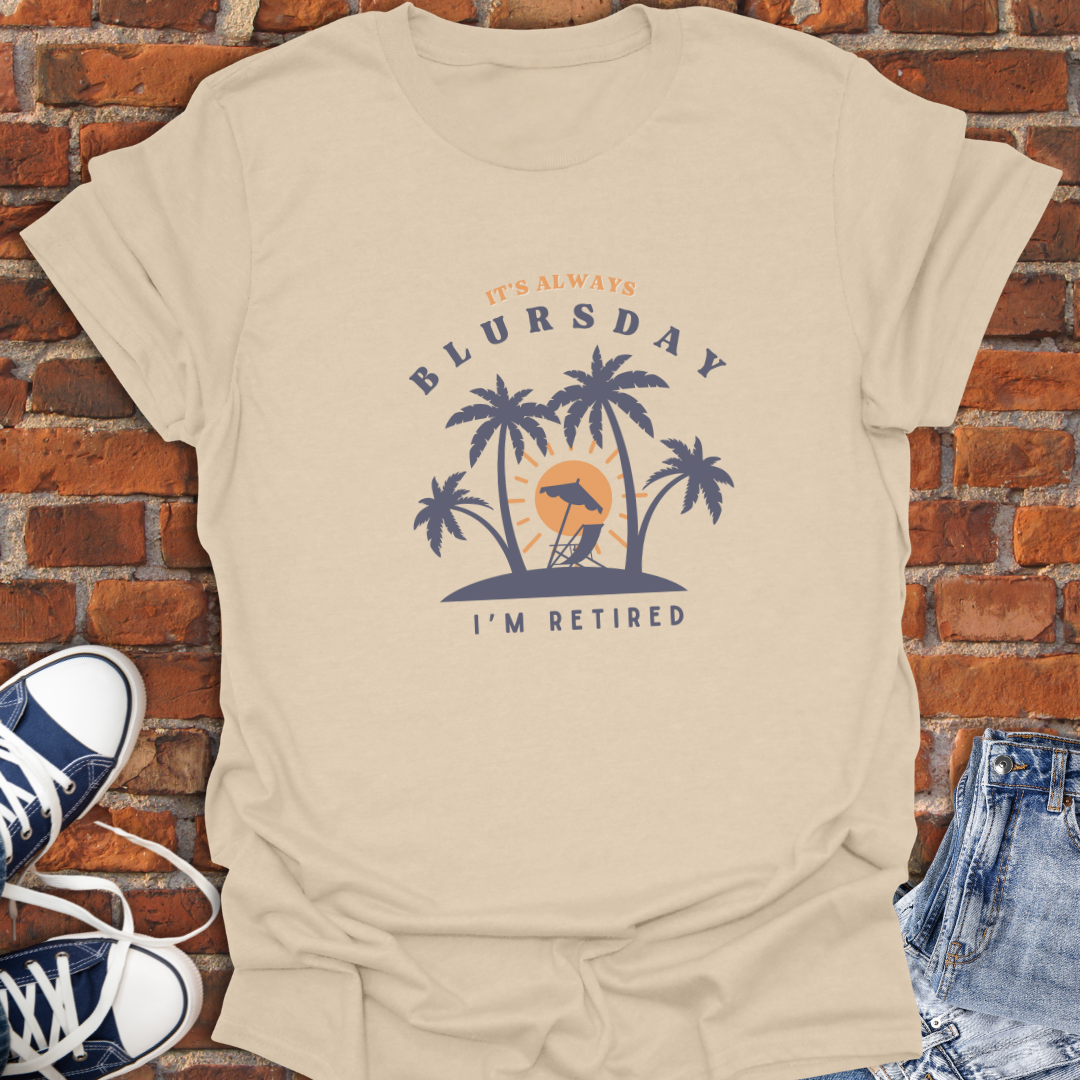 Blursday Softstyle T-Shirt size XS to 5XL