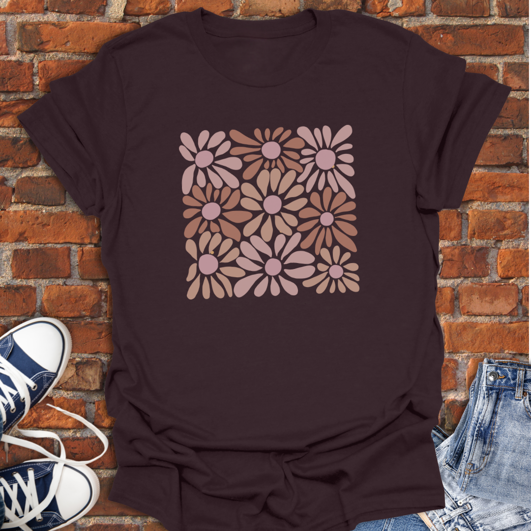 Flowers -boho Softstyle T-Shirt size XS to 5XL