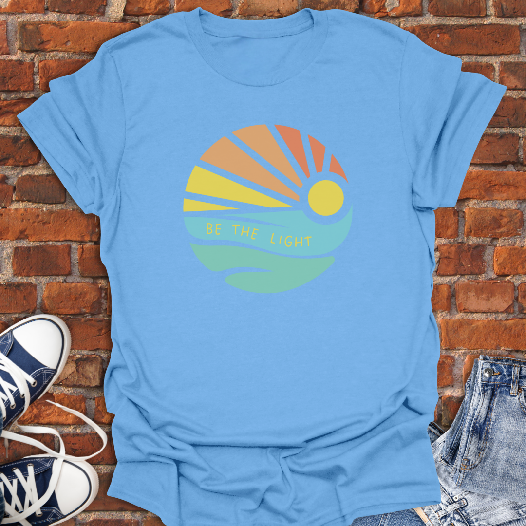 Be the Light -coastal sunrise Softstyle T-Shirt size XS to 5XL