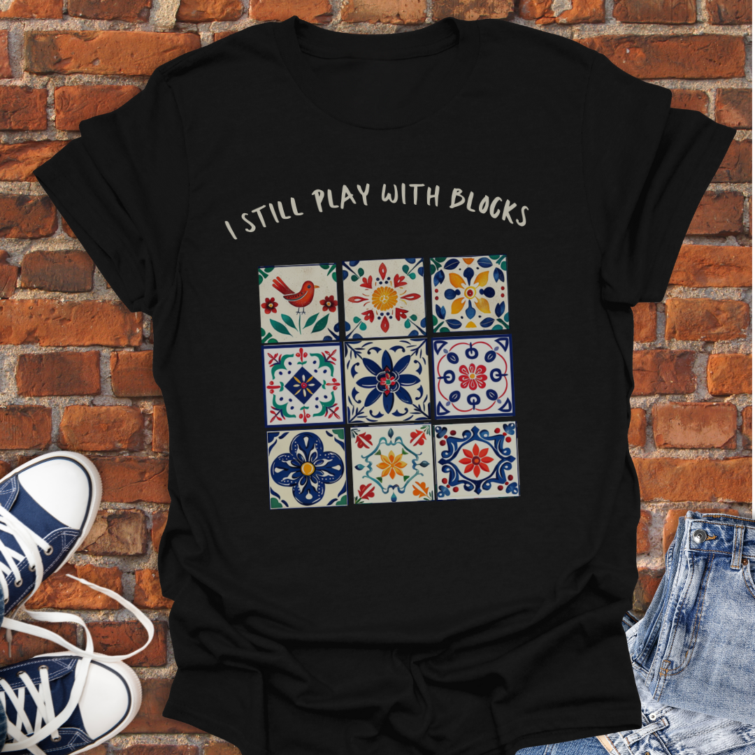 I Still Play with Blocks Softstyle T-Shirt size XS to 5XL