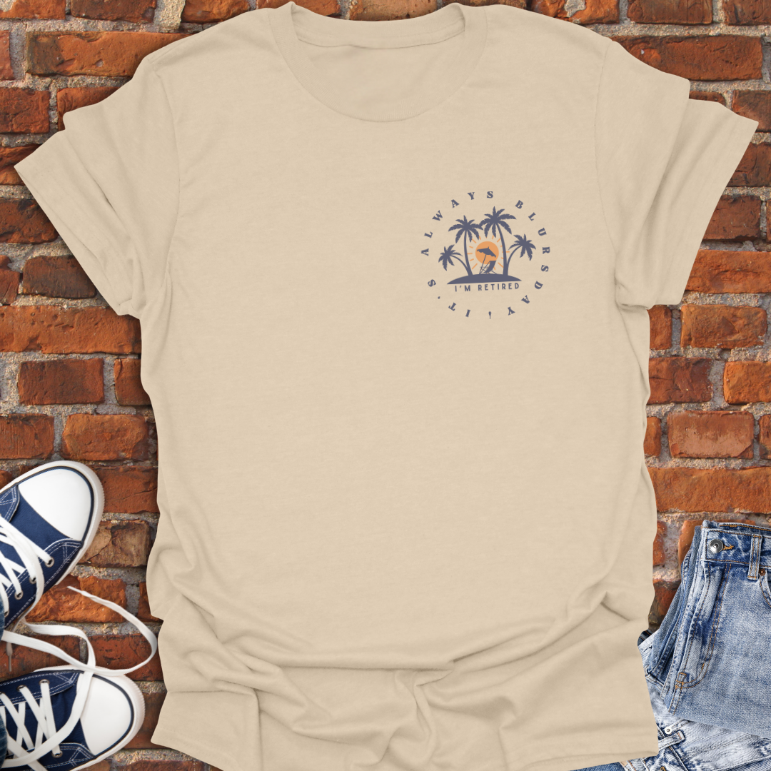 It's Always Blursday pocket style Softstyle T-Shirt size XS to 5XL