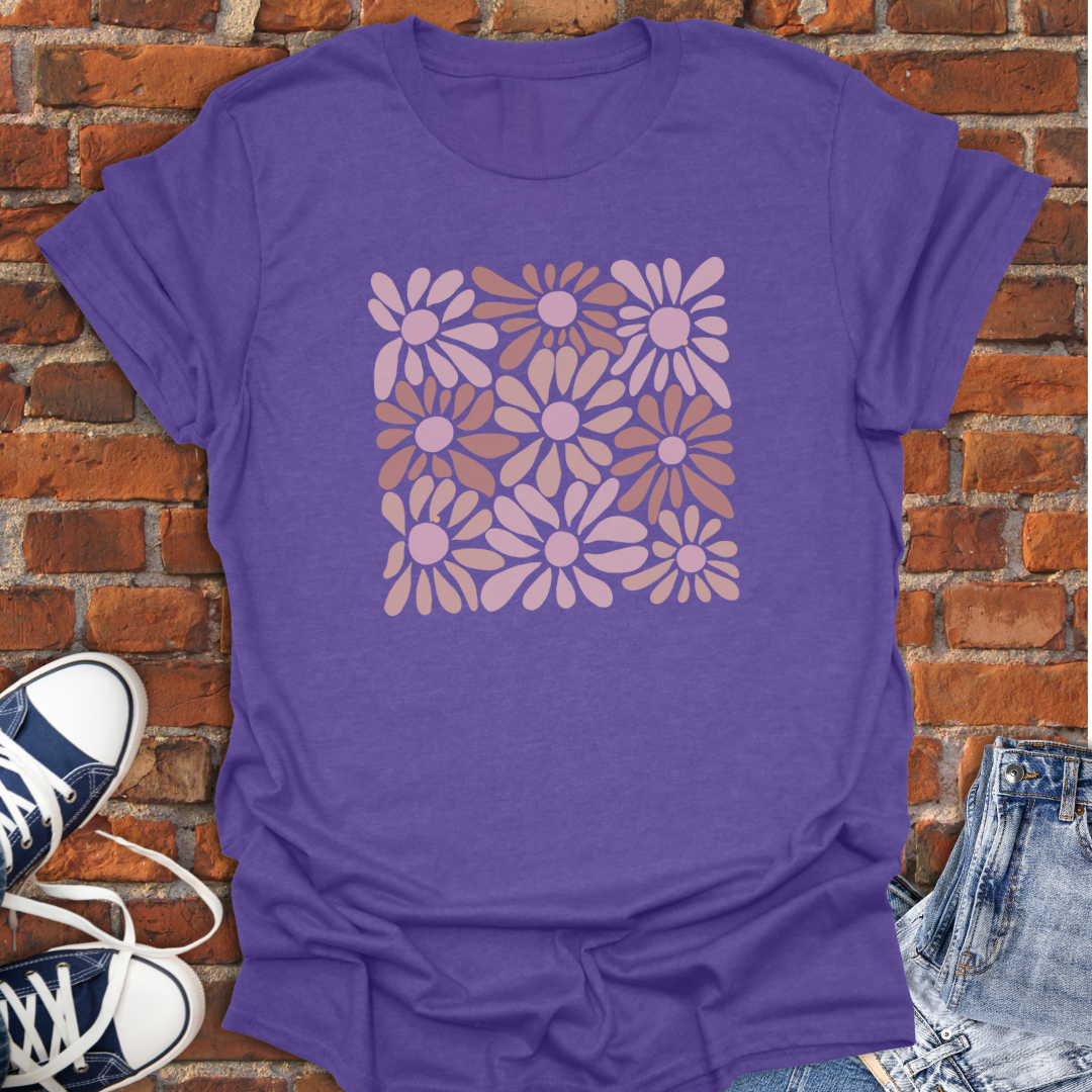 Flowers -boho Softstyle T-Shirt size XS to 5XL