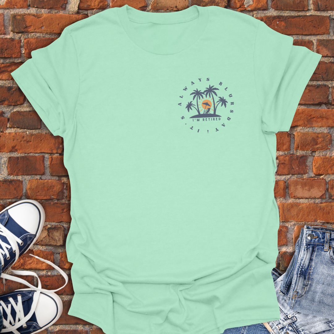 It's Always Blursday pocket style Softstyle T-Shirt size XS to 5XL