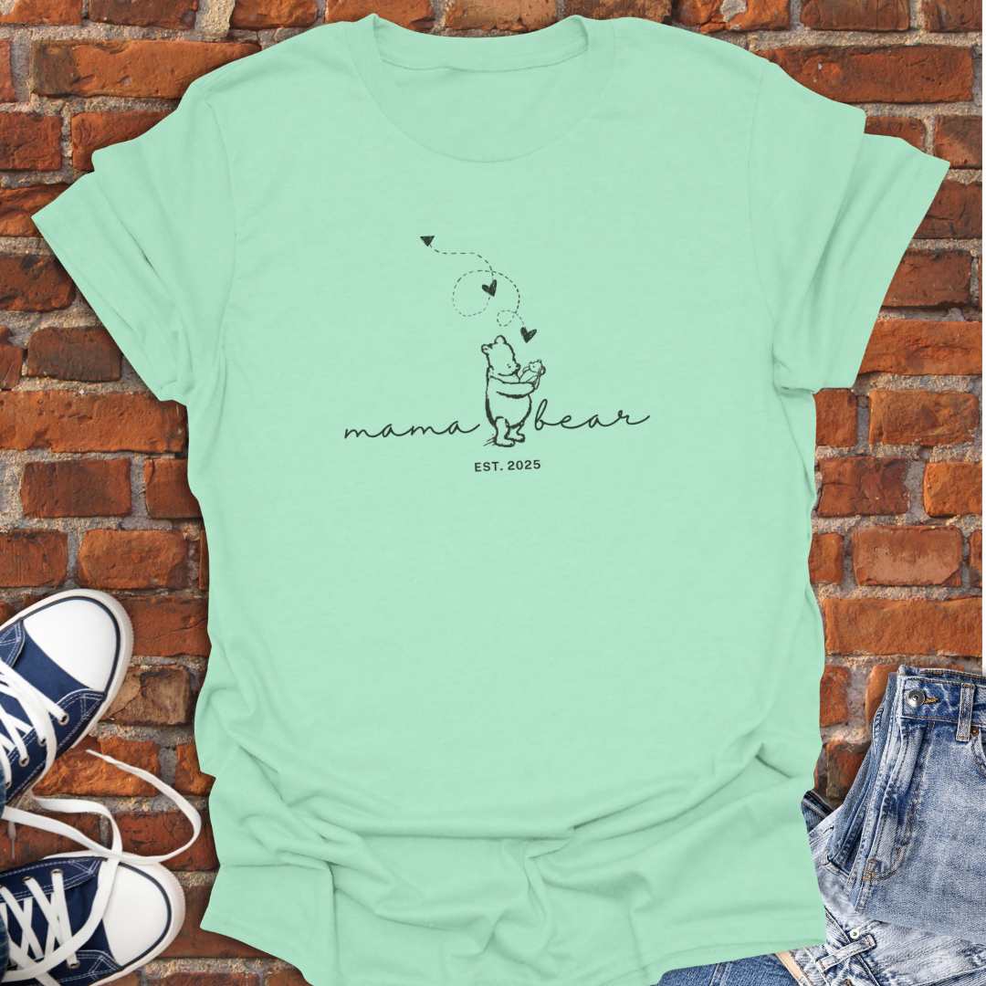 Mama Bear Est Softstyle T-Shirt size XS to 5XL