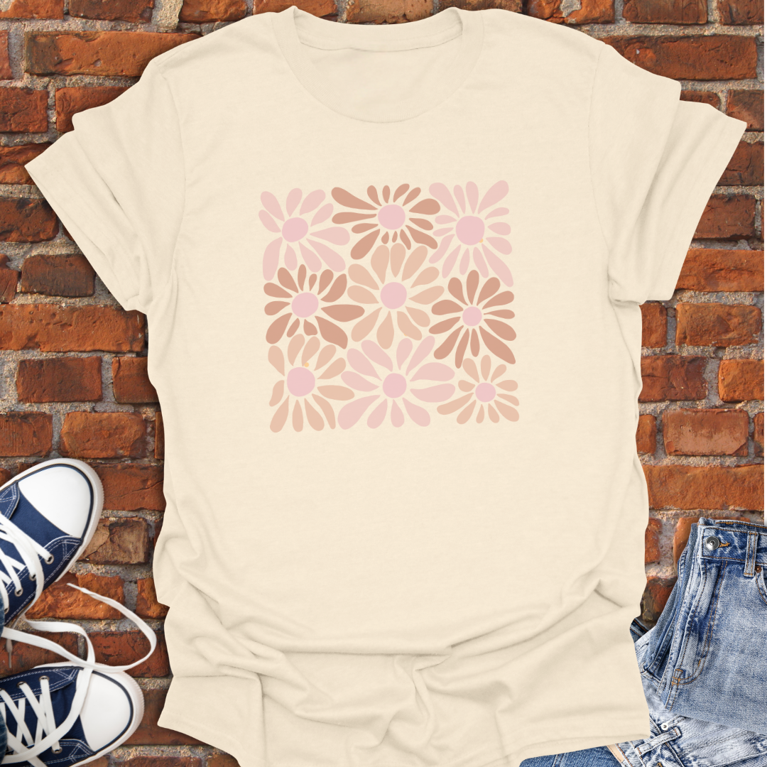 Flowers -boho Softstyle T-Shirt size XS to 5XL